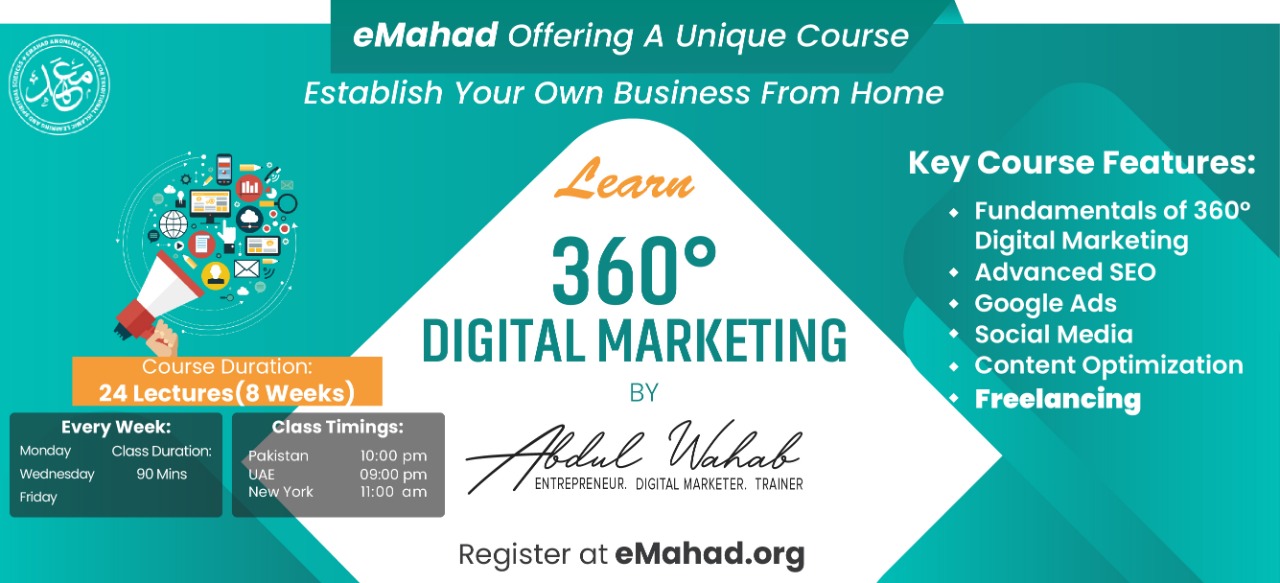 360° Digital Marketing MasterClass Training 2021